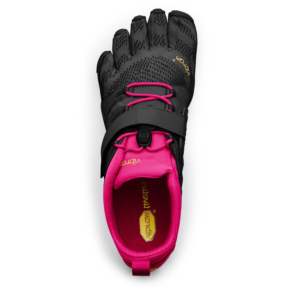 Vibram Five Fingers Womens V-Train 2.0 - Hiking Shoes Black/Pink - IEP415728